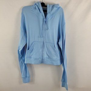 Bluenotes Hooded Full-Zip Long Sleeve Shirt Youth Girls size Medium